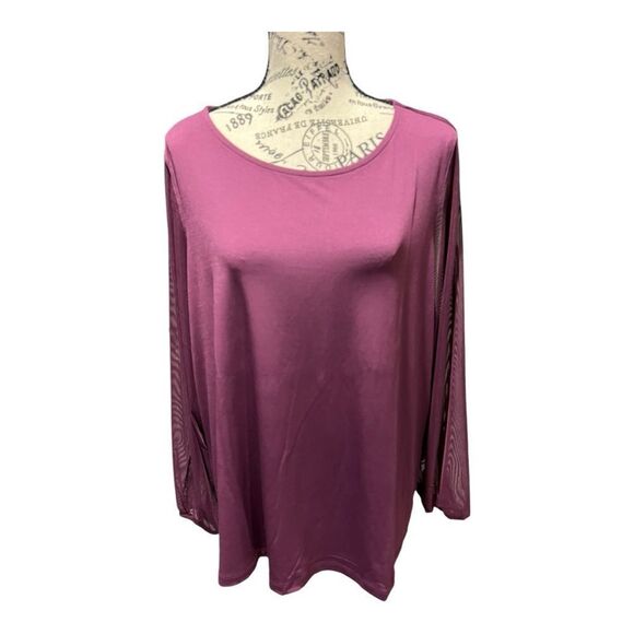 NWT Anthony 2-piece Mesh Knit Pant Set - Size 1X Petite - Picture 3 of 13